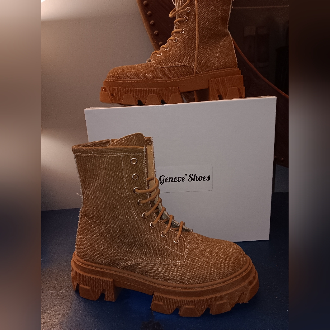 Geneve Shoe Canvas Boots Geneve Shoe Canvas Boots